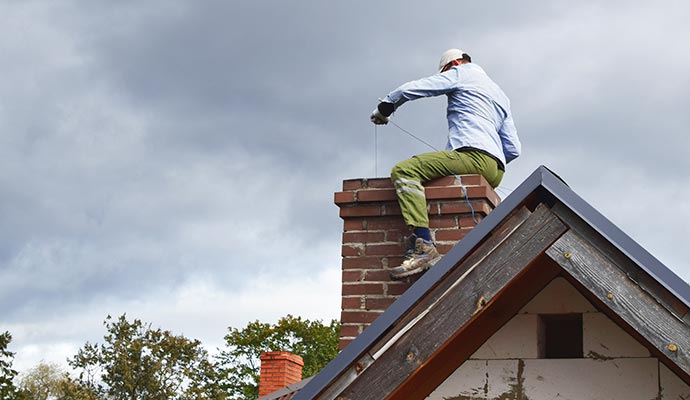 Chimney cleaning service