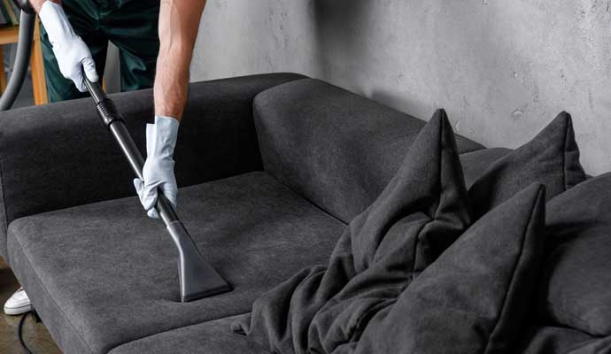 Professional upholstery cleaning service