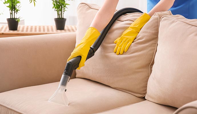 Upholstery cleaning service