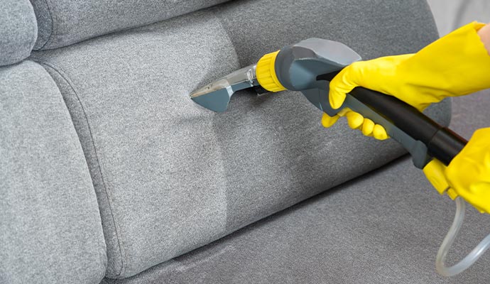 Upholstery cleaning service