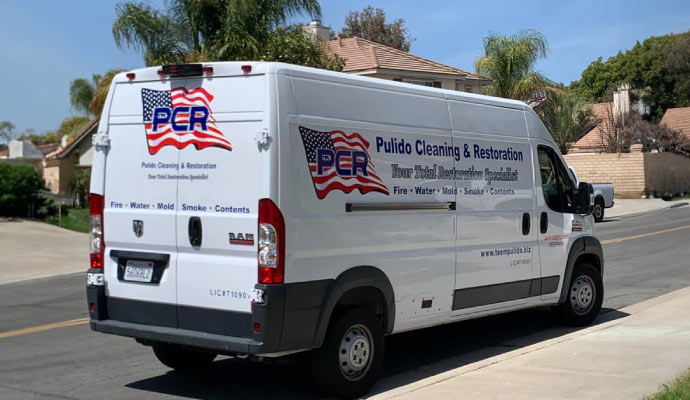 Pulido Cleaning service vehicle