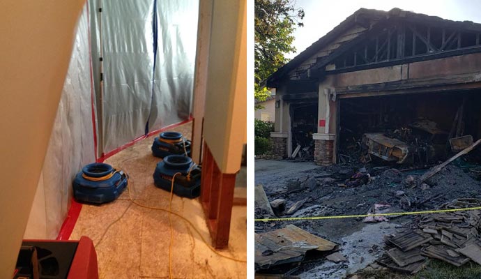 water and fire damage restoration