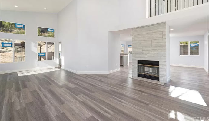 clean floor in a living area