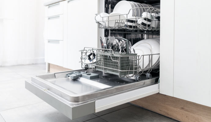 Installed Dishwasher